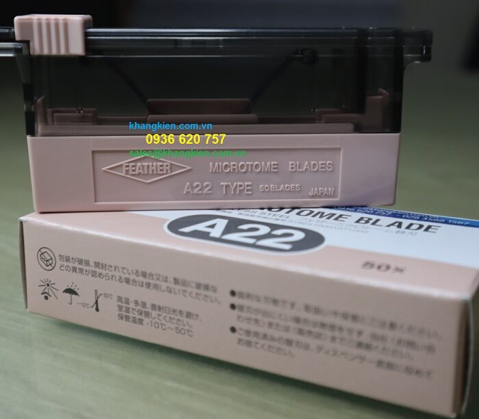 Dao cắt bệnh phẩm Feather A22 » Khang Kiên Thiết Bị Thí Nghiệm