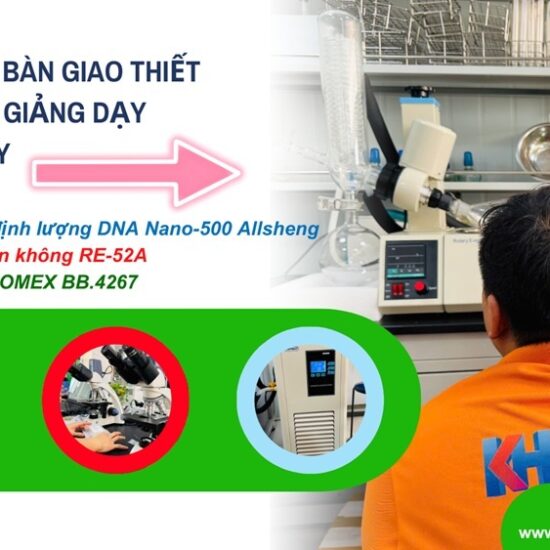 Khang Kiên bàn giao thiết bị phục vụ giảng dạy Ngành Thú Y