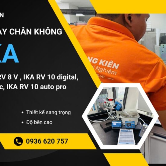 Khang Kiên bàn giao lắp đặt máy cô quay chân không IKA