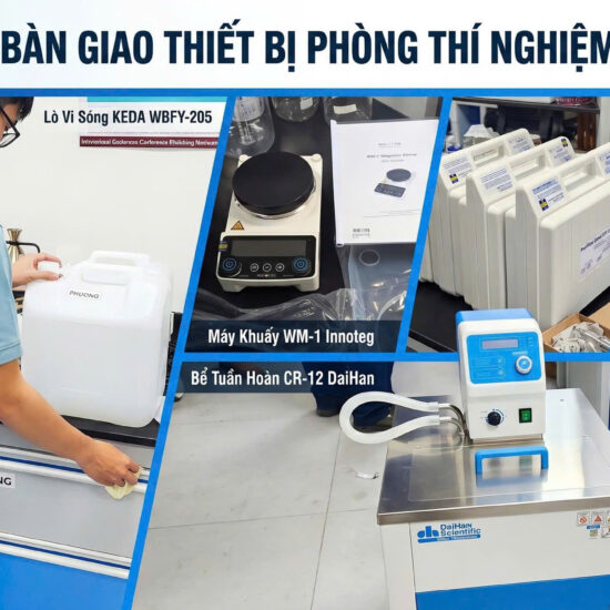 KHANG KIÊN BÀN GIAO HỆ THỐNG THIẾT BỊ PHÒNG THÍ NGHIỆM HIỆN ĐẠI TẠI VIỆN CÔNG NGHỆ CAO